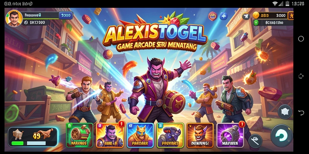 Tampilan gameplay ALEXISTOGEL yang seru dan penuh warna.