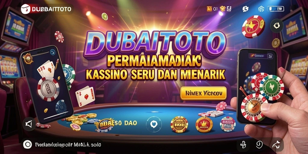 Tampilan gameplay kasino yang menarik dan mendebarkan di DUBAITOTO.
