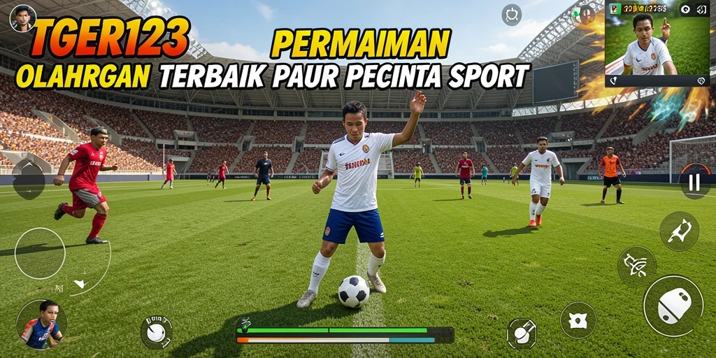 Tampilan aksi gameplay TGER123 yang mendebarkan dalam pertandingan olahraga.